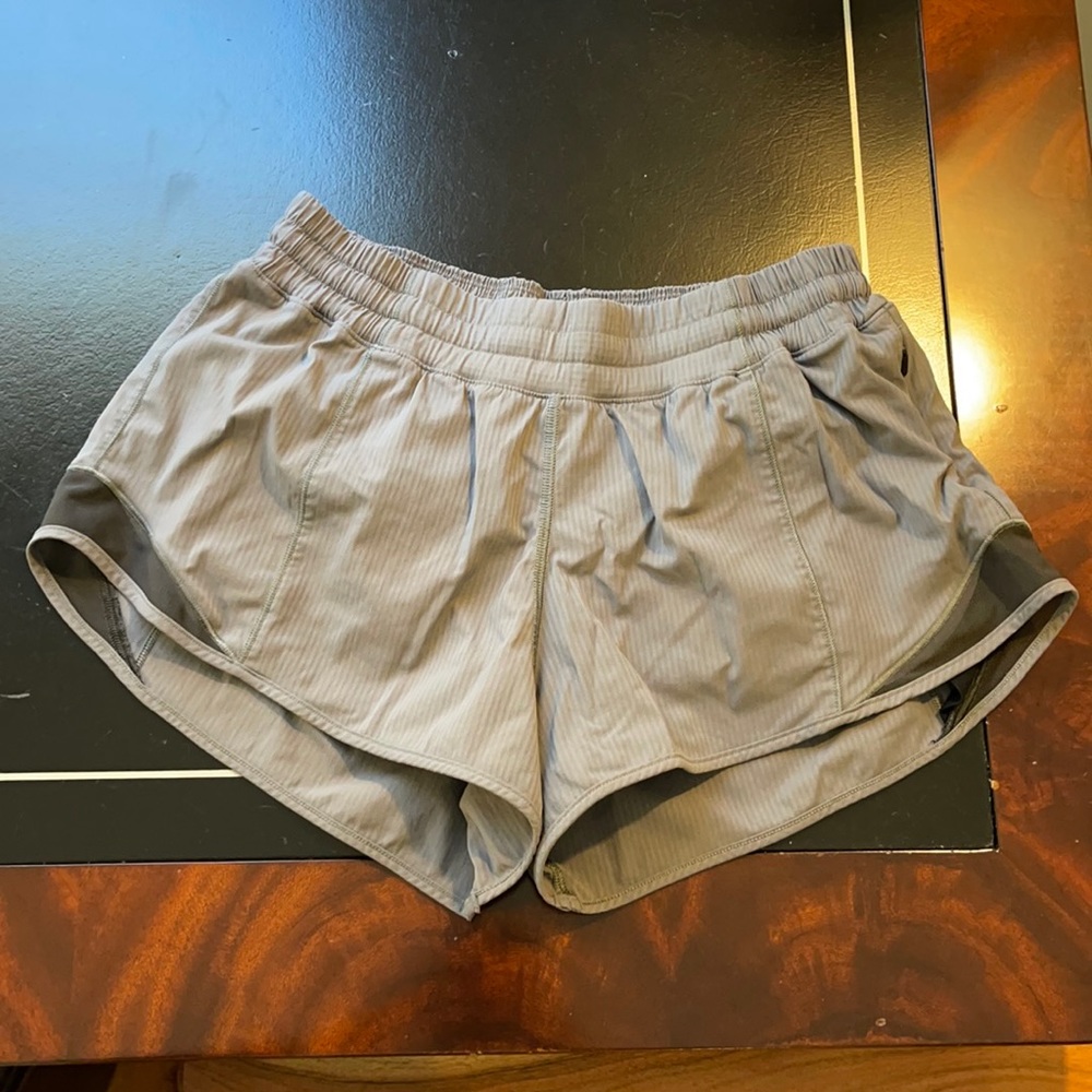 Grey lululemon shorts